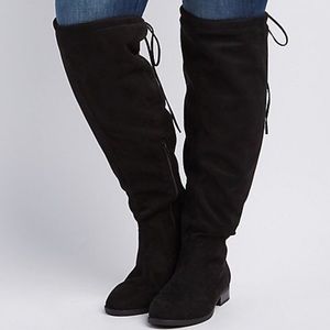 Charlotte Russe Wide Calf over-the-knee boots!